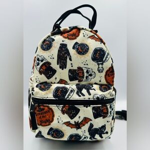 Spirit Creature of the Night Mini Backpack Bat, Black Cat, Potion Bottle